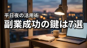 副業を平日3時間で成功させるおすすめ7選！選び方や効率的な時間管理術