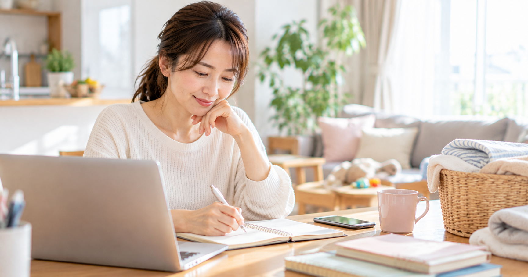 専業主婦が在宅ワークと家庭を両立するルール作り